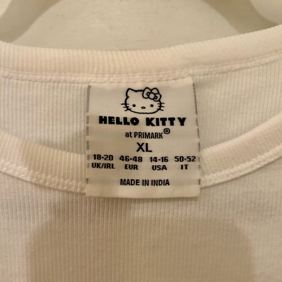 Hello Kitty x Primark White T-Shirt. Size XL - Picture 2 of 2